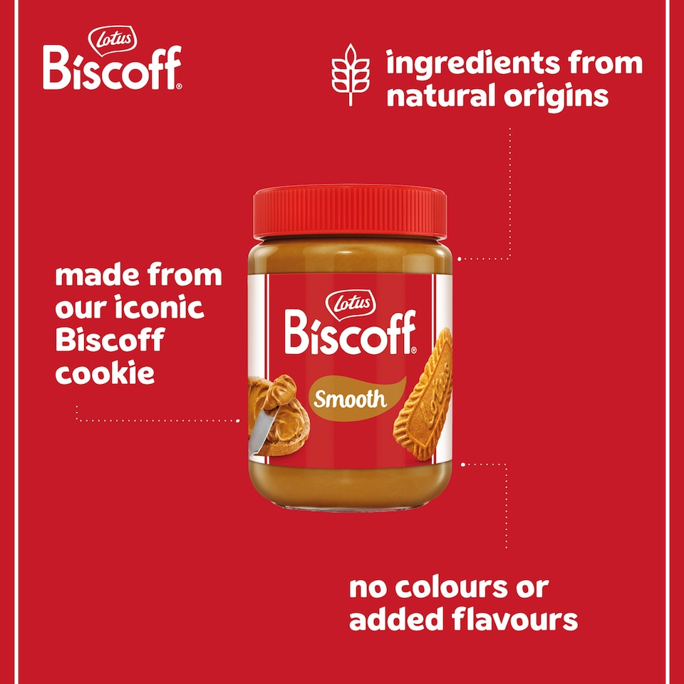 image 1 of Lotus Biscoff Smooth Spread 400g