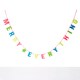 image 2 of Paperchase Neon Christmas 'Merry Everything' Garland