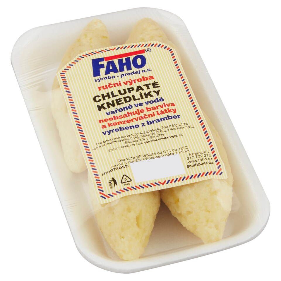 Obrázek 1 pro produkt Faho Chlupaté knedlíky 200g