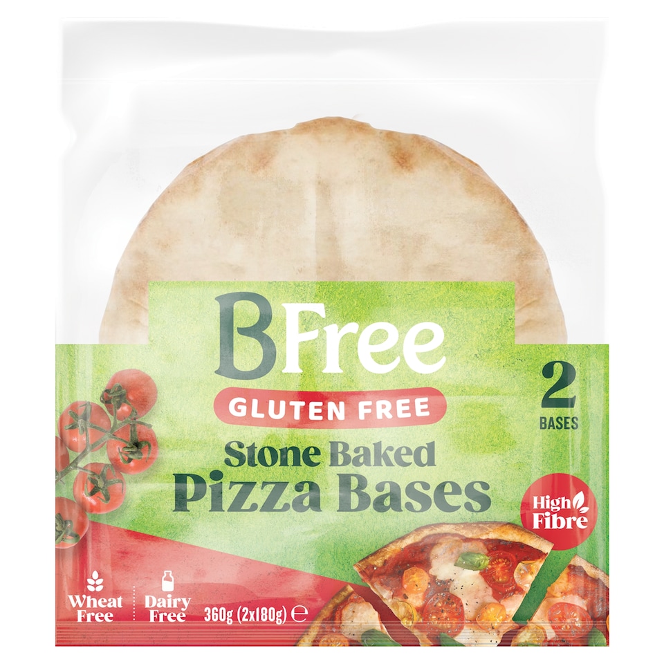 BFree Stone Baked Pizza Bases 360g