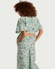 image 3 of F&F Paisley Print Tie-Side Co-ord Beach Blouse in Multi Blue