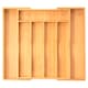 image 1 of Tesco Bamboo Extendable Cutlery Tray