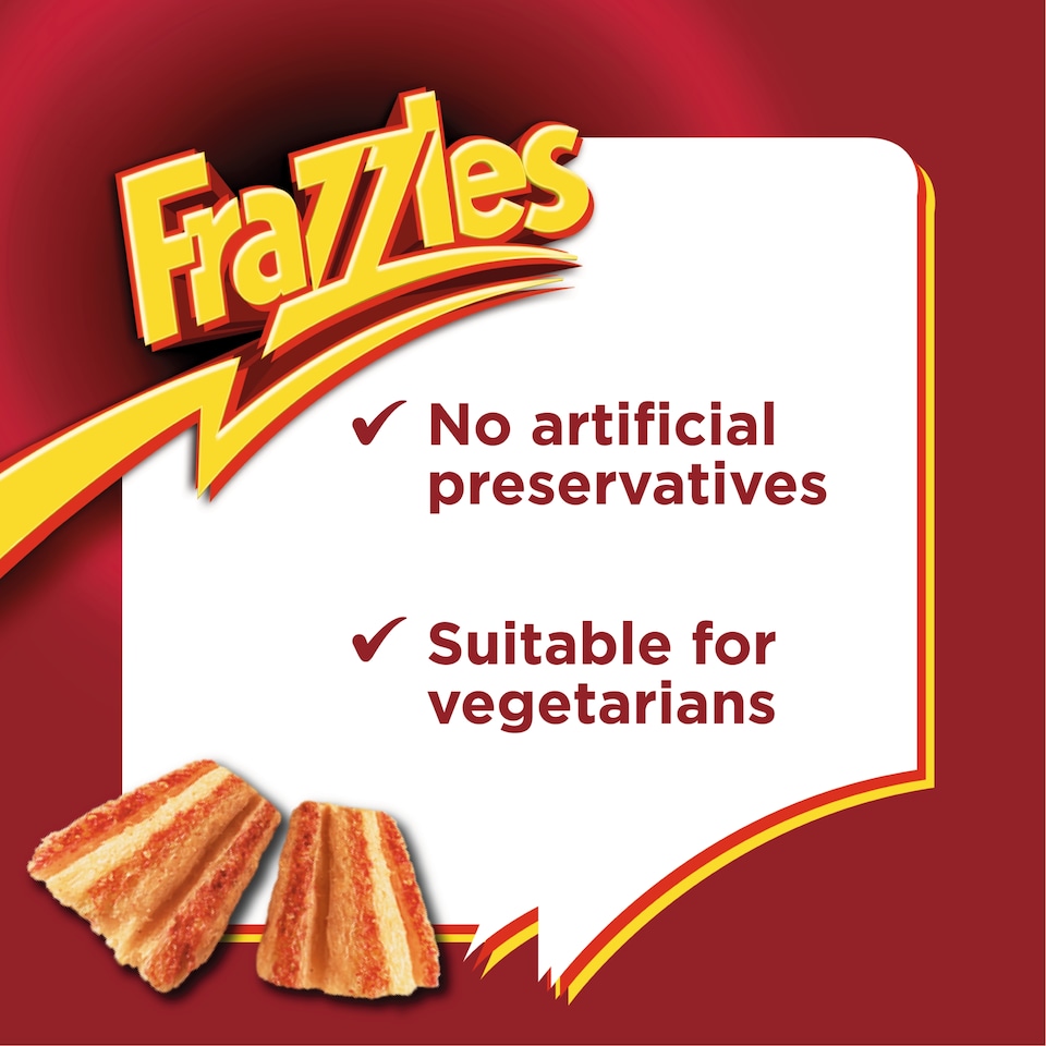 image 1 of Smiths Frazzles Bacon Sharing Bag Crisps 120g