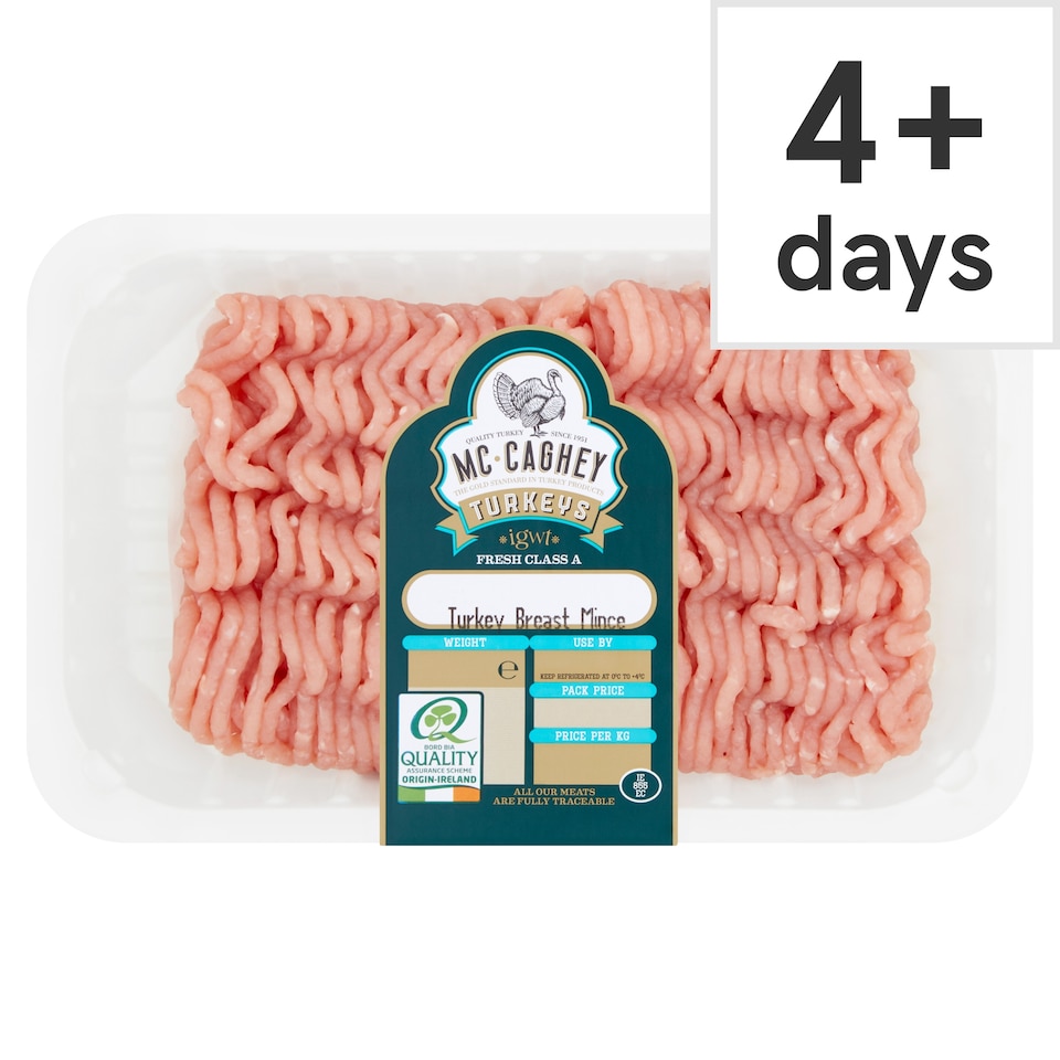 Mccagheys Turkey Breast Mince 600G