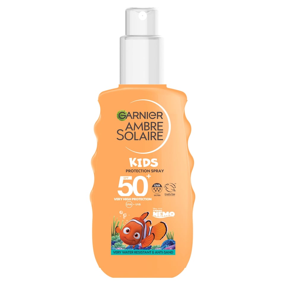 image 1 of Garnier Ambre Solaire Kids Protection Spray Spf50+ 150Ml
