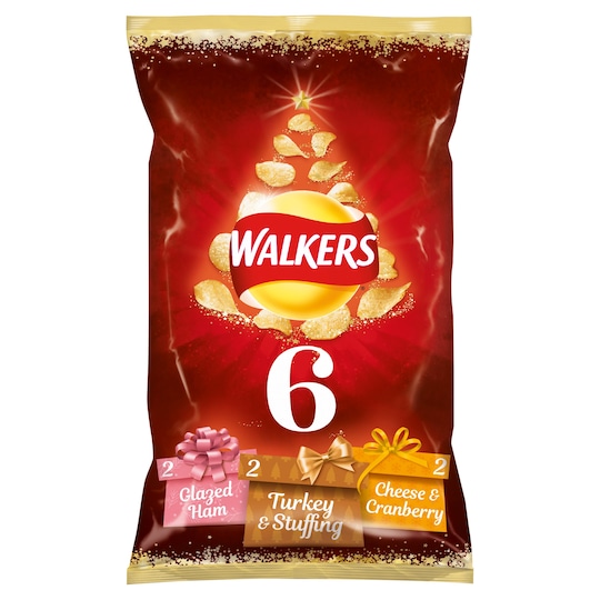 Walkers Christmas Sprout Haters Crisps 6X25g Tesco Groceries
