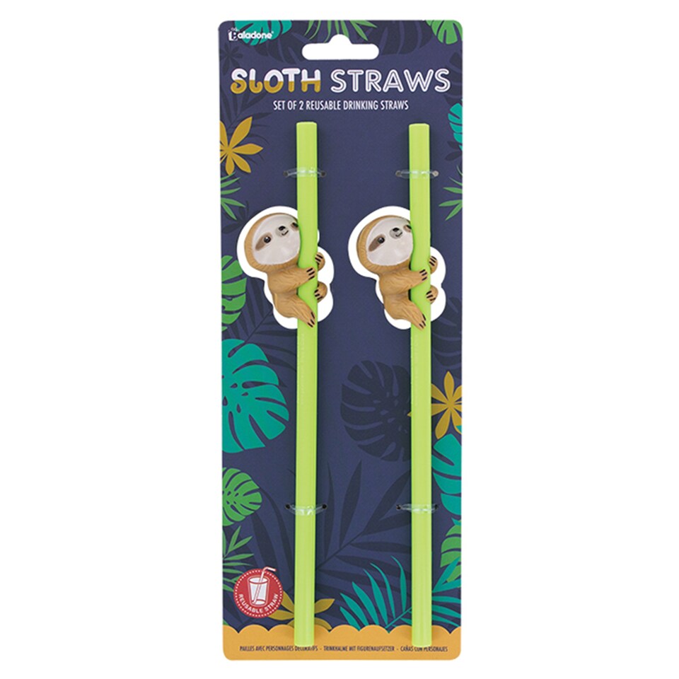 Sloth Straws