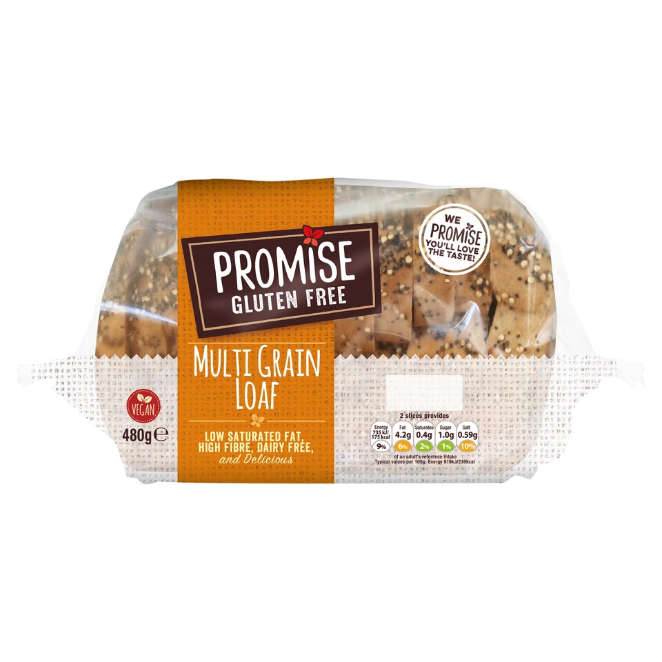 Promise Gluten FreeBread Multi Grain Loaf 480g