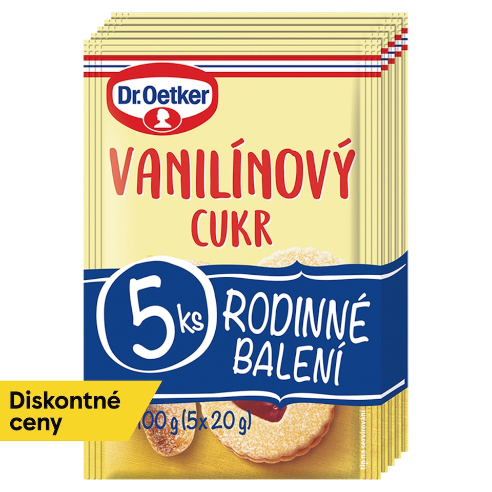 Dr. Oetker Vanilínový cukor 5 x 20 g (100 g)