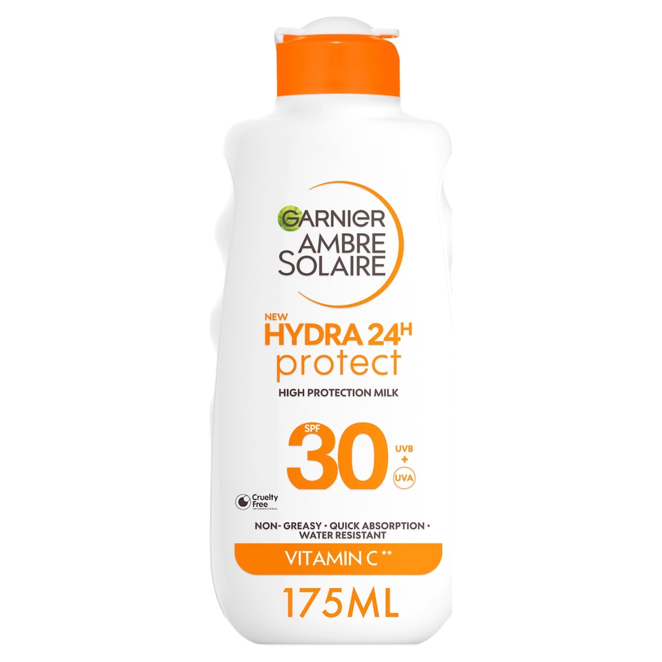 image 1 of Garnier Ambre Solaire Hydra 24H Protect SPF30 175ml