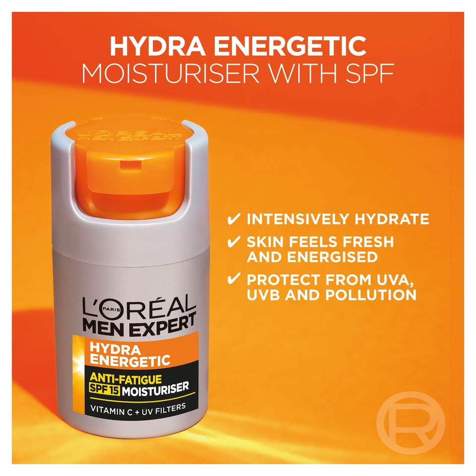 image 1 of L'Oreal Men Expert Hydrating Energetic Moisturiser SPF15 50Ml