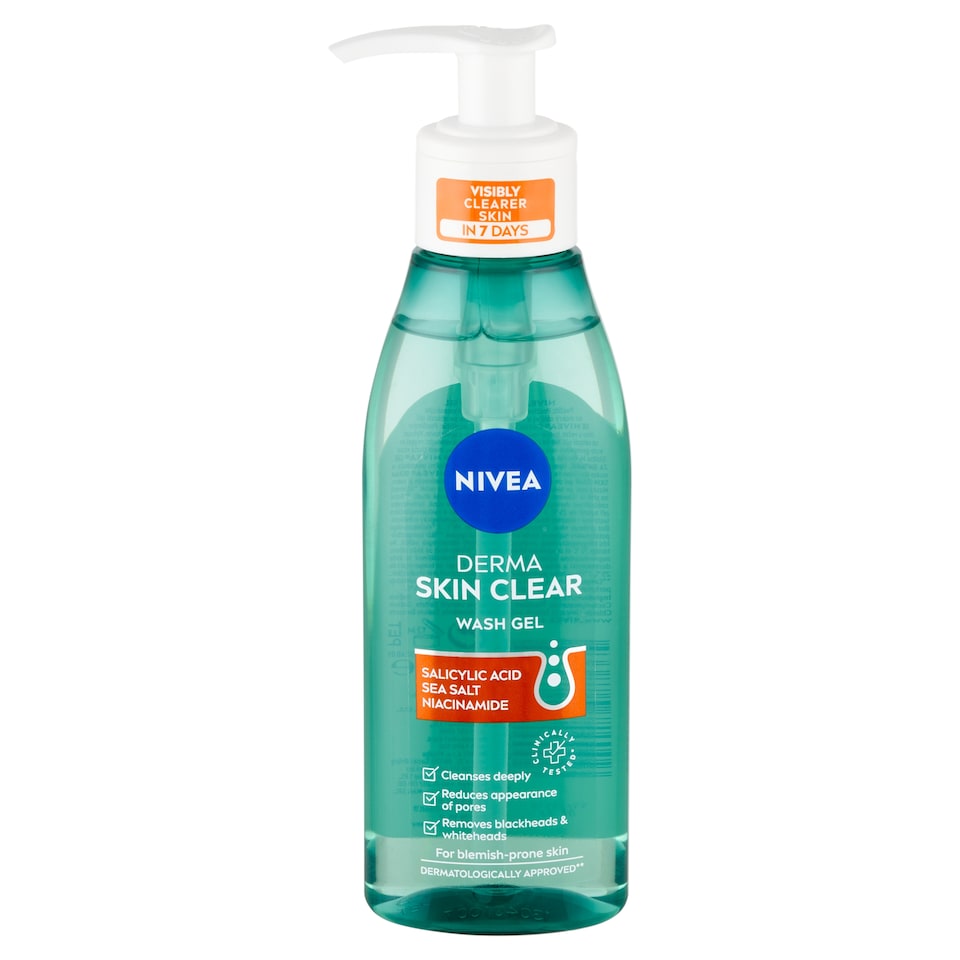 image 1 of NIVEA Derma Skin Clear Wash Gel 150 ml