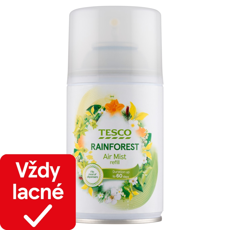 Tesco Rainforest náhradná náplň do automatického osviežovača vzduchu 250 ml