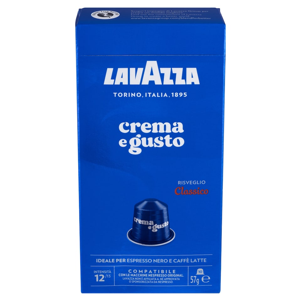 obrázok 1 z Lavazza Crema E Gusto Risveglio Classico pražená mletá káva kapsuly 10 ks 57 g