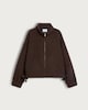 image 5 of F&F Textured Fleece Zip Up Pyjama Top in Brown