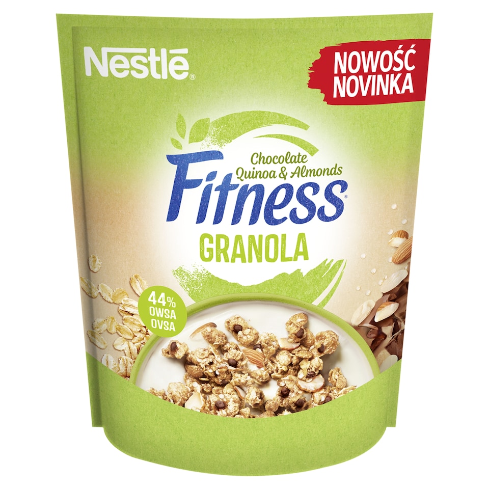 FITNESS GRANOLA Chocolate, Quinoa & Almonds 300 g