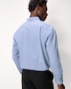 image 3 of F&F Pure Cotton Textured Regular Fit Shirt in Blue