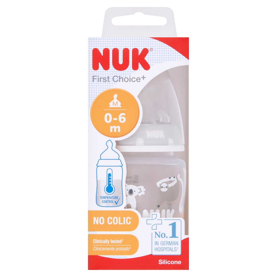 NUK FC baby bottle with temp. control 0 6 150ml
