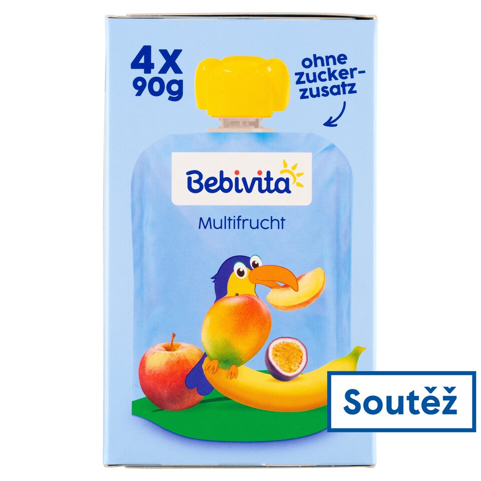 Obrázek 1 pro produkt Bebivita Ovocná směs 4 x 90g (360g)