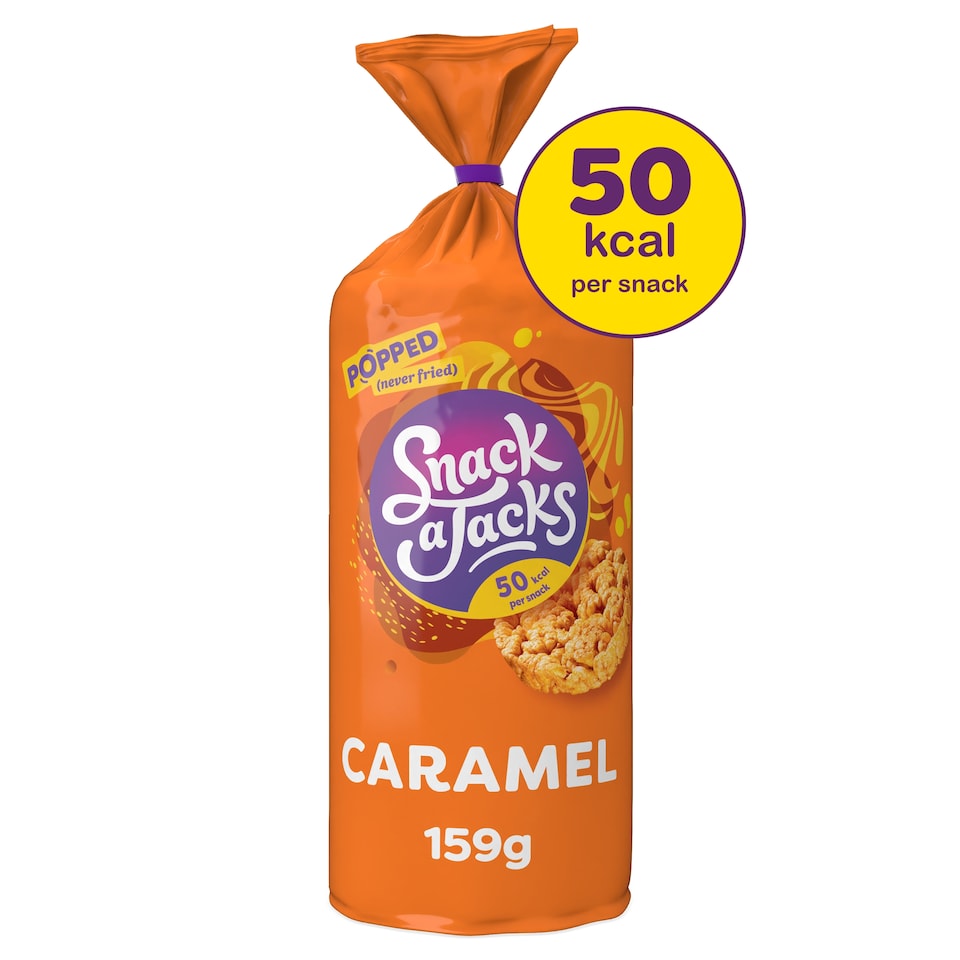 image 1 of Snack a Jacks Caramel Jumbo Rice Cakes 159g