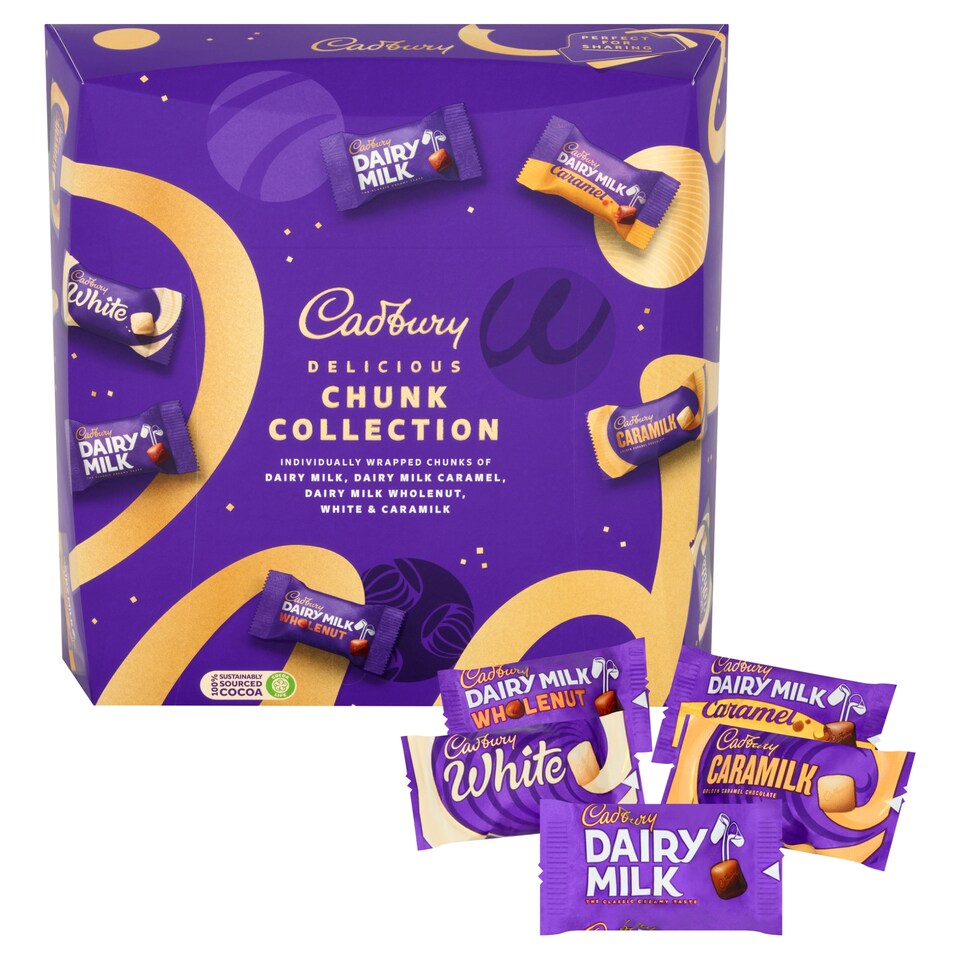 image 1 of Cadbury Milk Chocolate Chunk Collection 400G