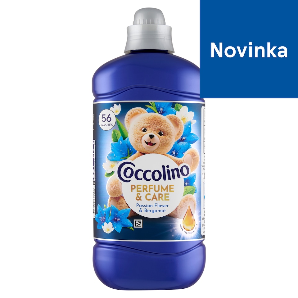 image 1 of Coccolino Perfume & Care Passion Flower & Bergamot Concentrated Fabric Softener 56 Washes 1288 ml