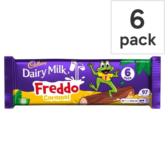 Cadbury Dairy Milk Freddo Caramel 6 Pack 117G Tesco Groceries