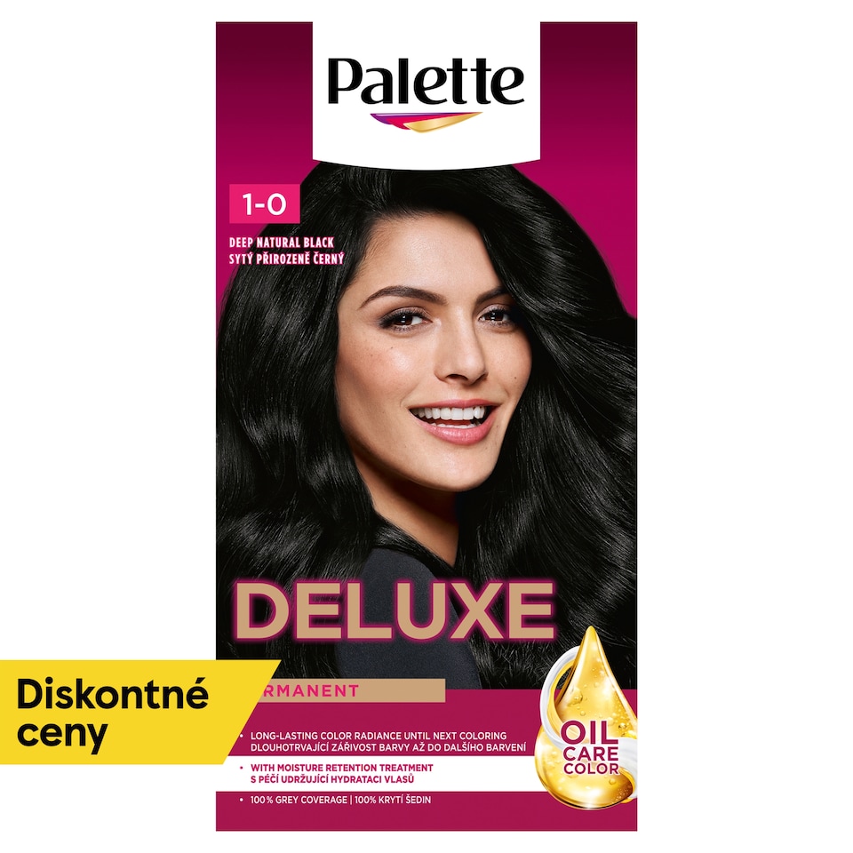obrázok 1 z Palette Deluxe farba na vlasy Prirodzený sýtočierny 1-0