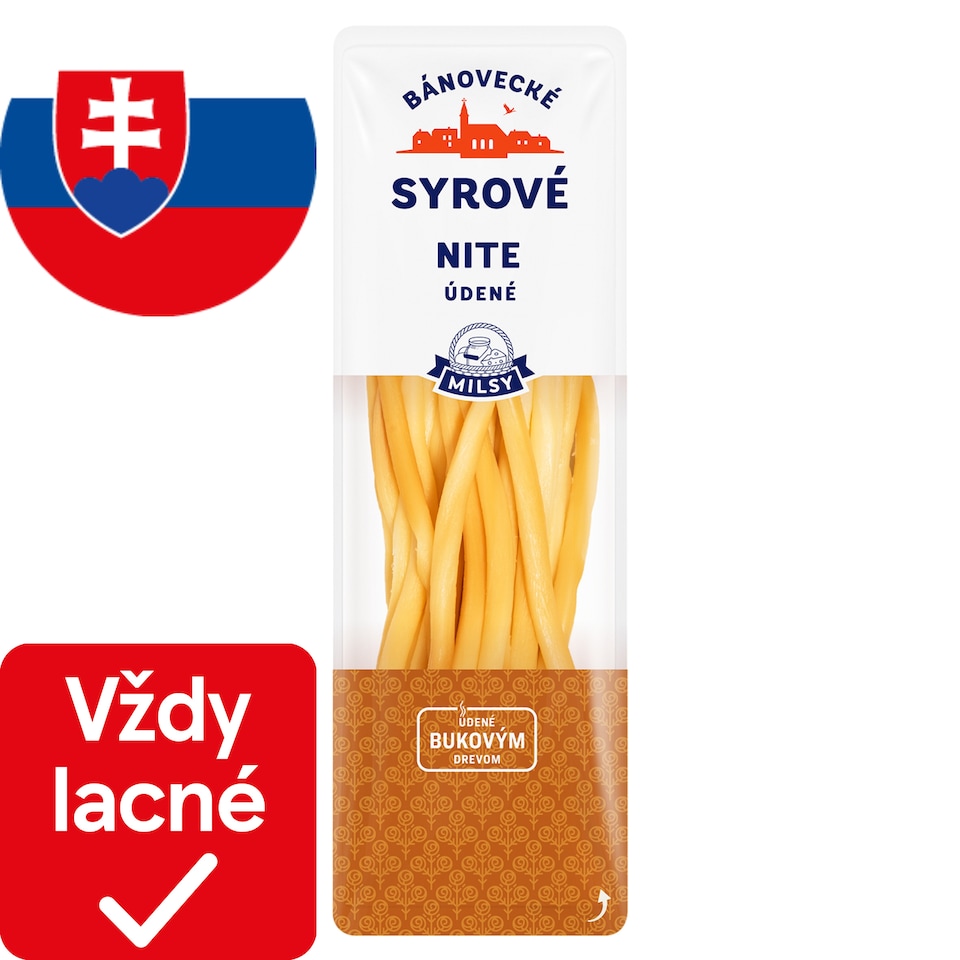 Milsy Bánovecké syrové nite údené 100 g