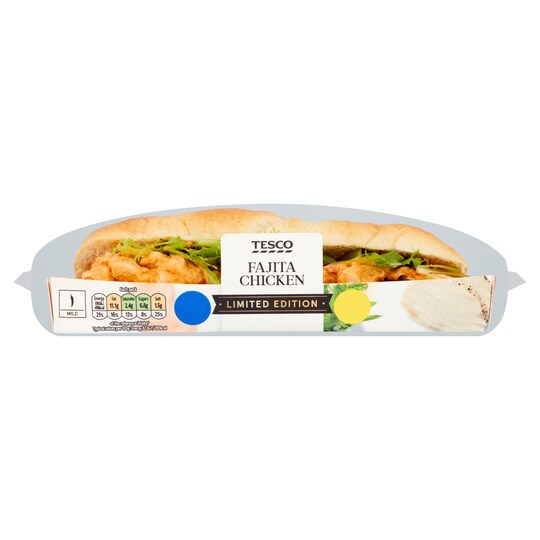 Tesco Fajita Chicken Sub Tesco Groceries