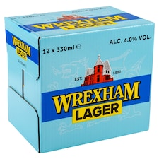 Wrexham Lager Beer 12 X 330Ml