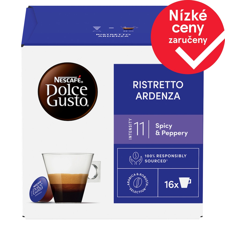 NESCAFÉ Dolce Gusto Ristretto Ardenza - kávové kapsle - 16 ks