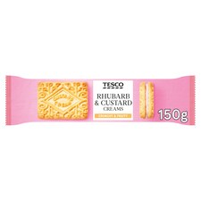 Tesco Rhubarb & Custard Creams 150G