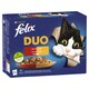 obrázok 2 z Felix Fantastic DUO kapsičky pre mačky kura a ľadvinky, hovädzie a hydina, morka a pečeň 12 × 85 g