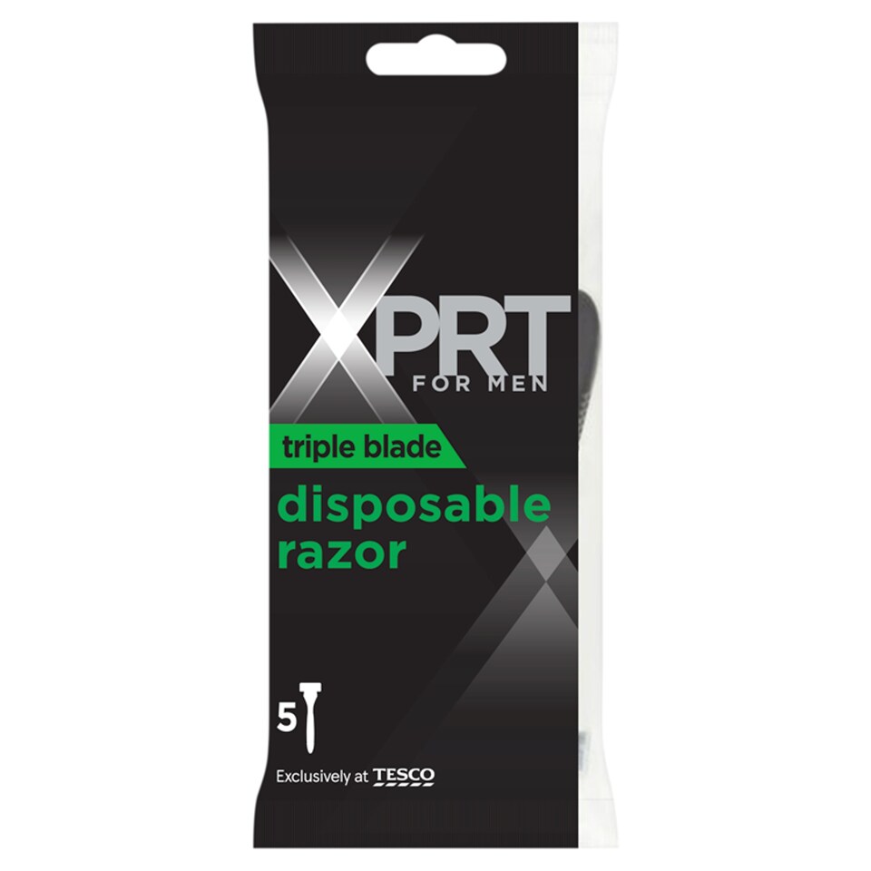 Xprt. For Men 3 Blade Disposable Razors 5 Pack