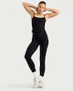 image 2 of F&F Active ULTRASTRETCH Double Layer Strappy Vest in Black