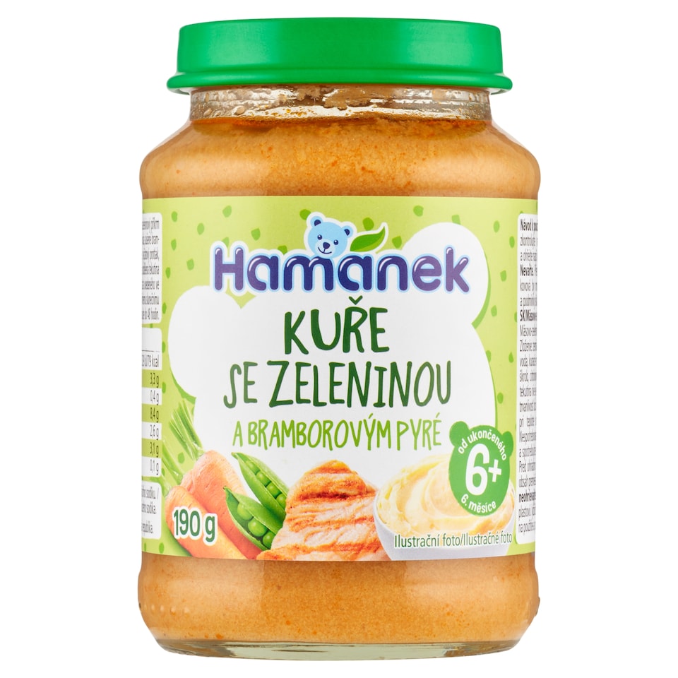 image 1 of Hamánek Chicken with Vegetables and Potato Puree 190g