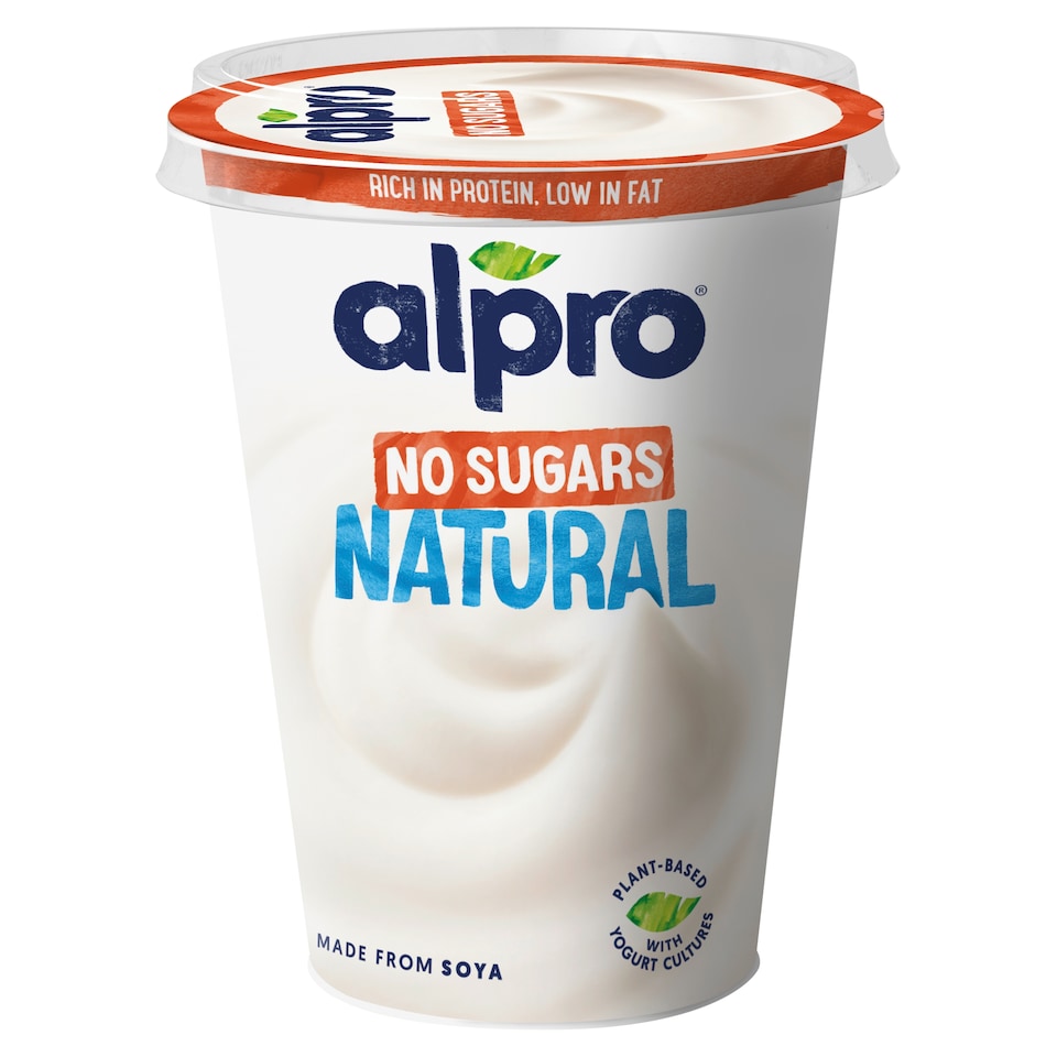 Obrázek 1 pro produkt Alpro Sójový fermentovaný výrobek Bílý bez přidaného cukru 400g