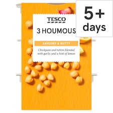 Tesco 3 Houmous Stack 180g