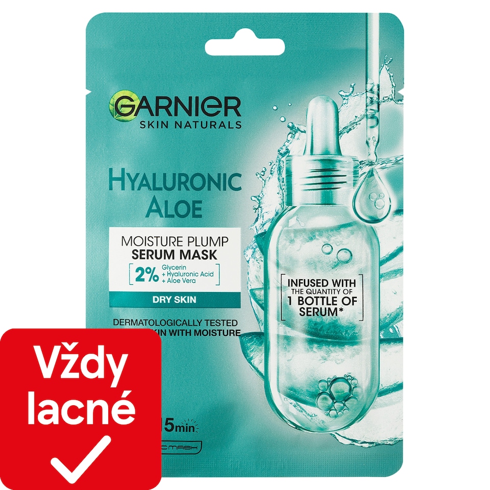 Garnier Skin Naturals Revitalizing Tissue Mask Hyaluronic Aloe, 28 g