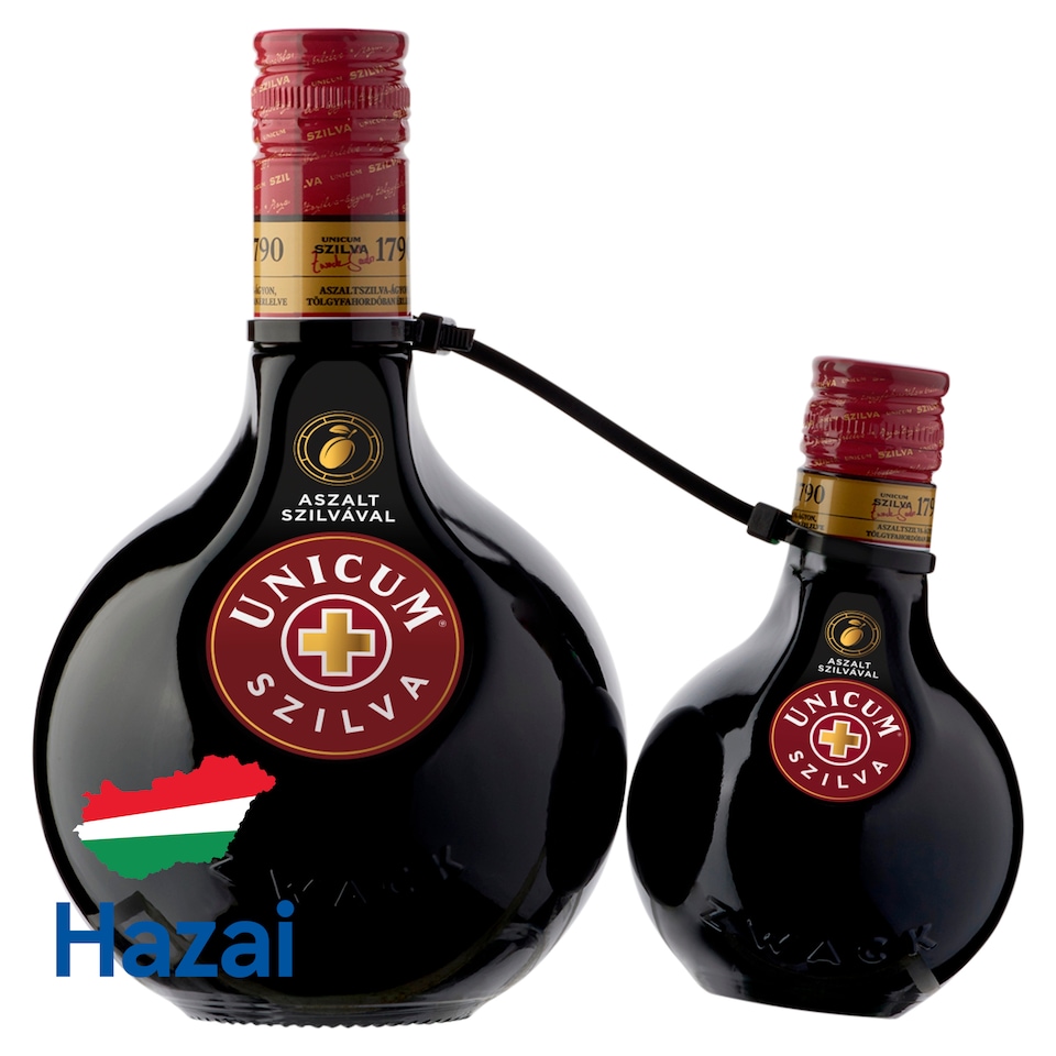 Zwack Unicum Szilva gyógynövénylikőr 34,5% 0,7 l + 0,2 l
