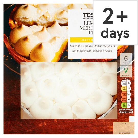 Tesco Lemon Meringue Pie 520G Tesco Groceries