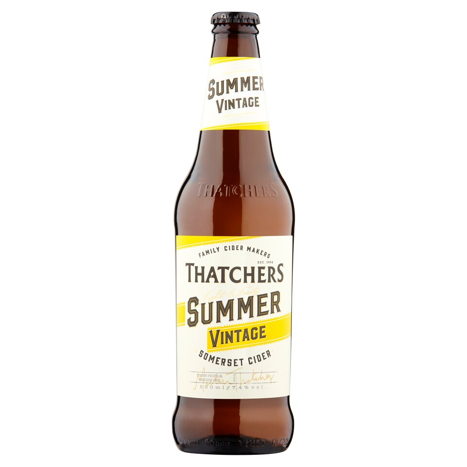 image 1 of Thatchers Summer Vintage Cider 500Ml Bottle