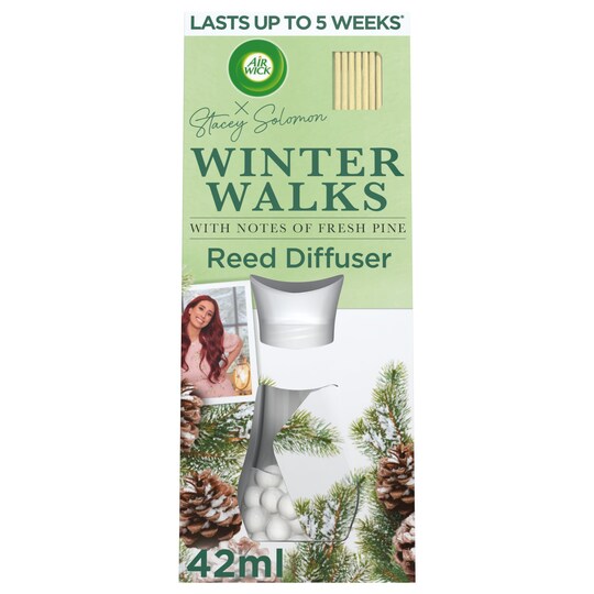 Airwick Reed Diffuser Winter Walks 42Ml Tesco Groceries