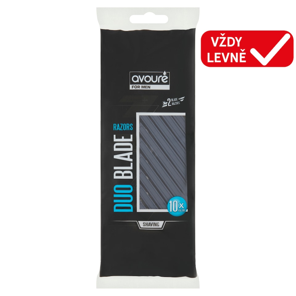 Avouré For Men Duo Blade Razors 10 pcs