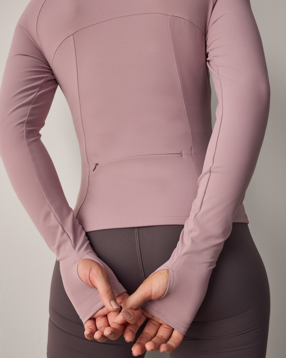 image 1 of F&F Active EVERYHOUR Zip Up Jacket in Lilac