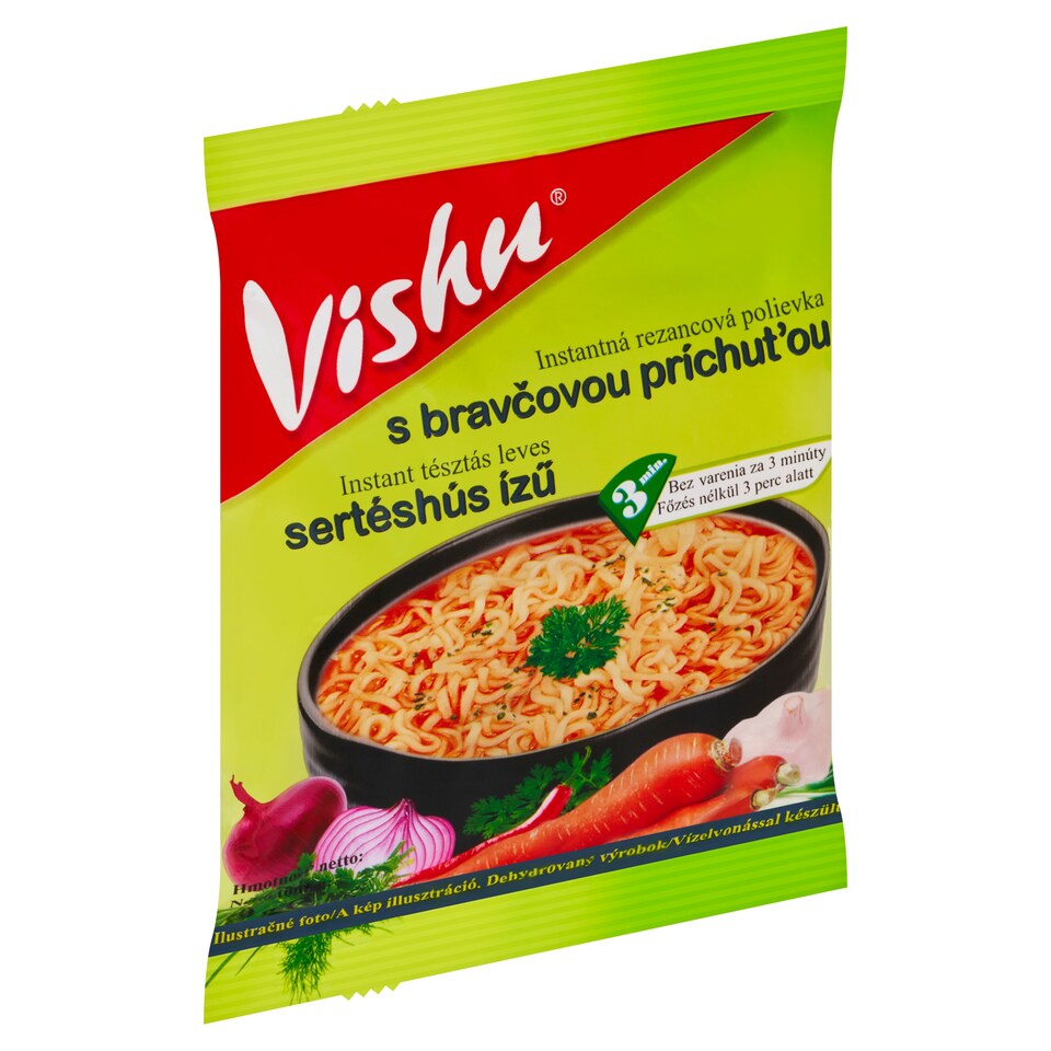 image 1 of Vishu Instant Noodle Soup with Pork Flavor 60 g