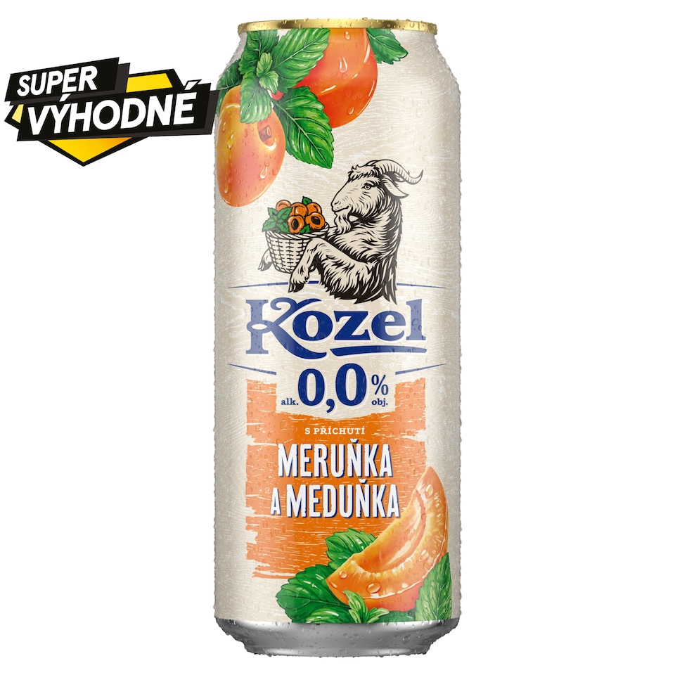 image 1 of Velkopopovický Kozel with Apricot and Lemon Balm Flavor 0.5L