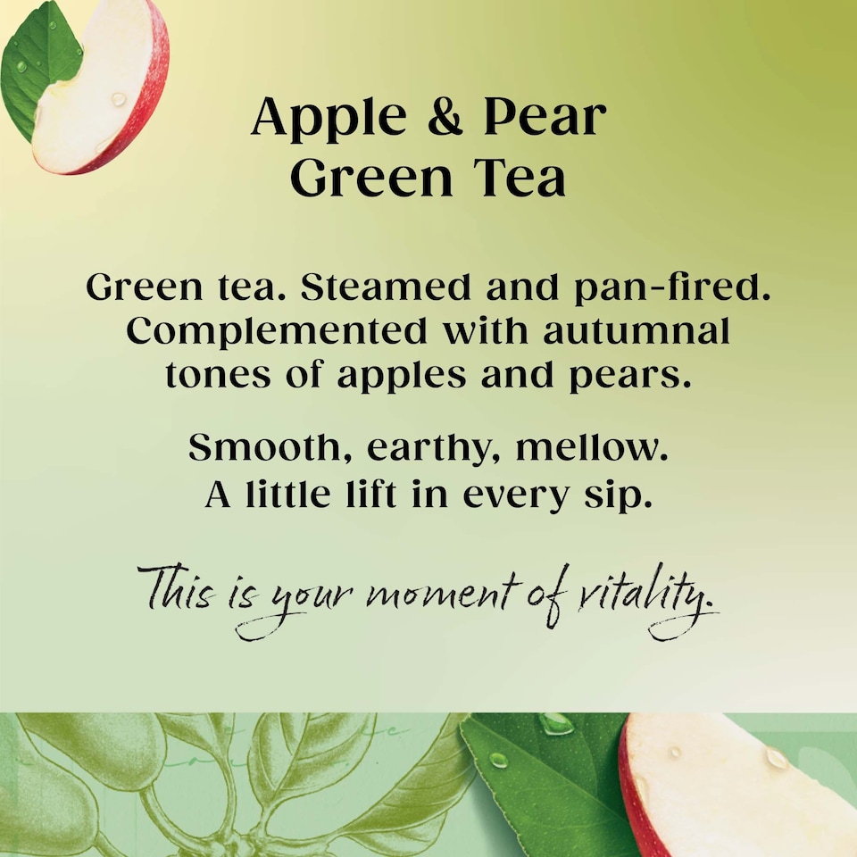 image 1 of Twinings Pear & Apple Green Tea 20 Pack 40g