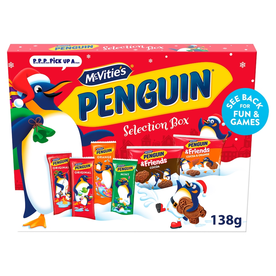 image 1 of McVitie's Penguin Selection Box 138g